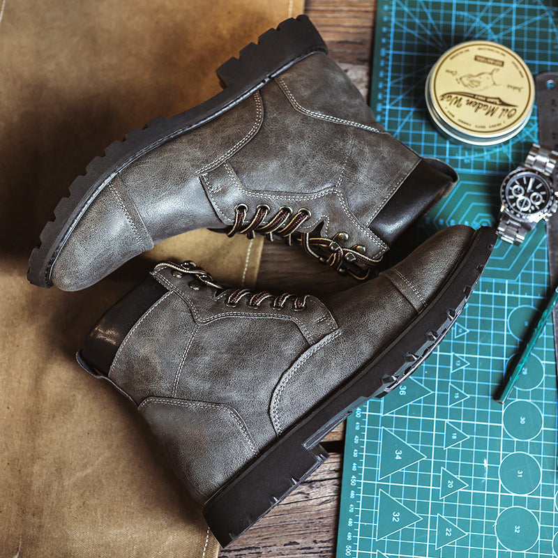 Modische hohe Arbeitsstiefel – Bild 5 | LuxeStyle