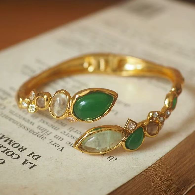 Vintage Armband Grün