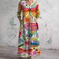 Sommerkleid mit langen Ärmeln – Bild 1 | LuxeStyle