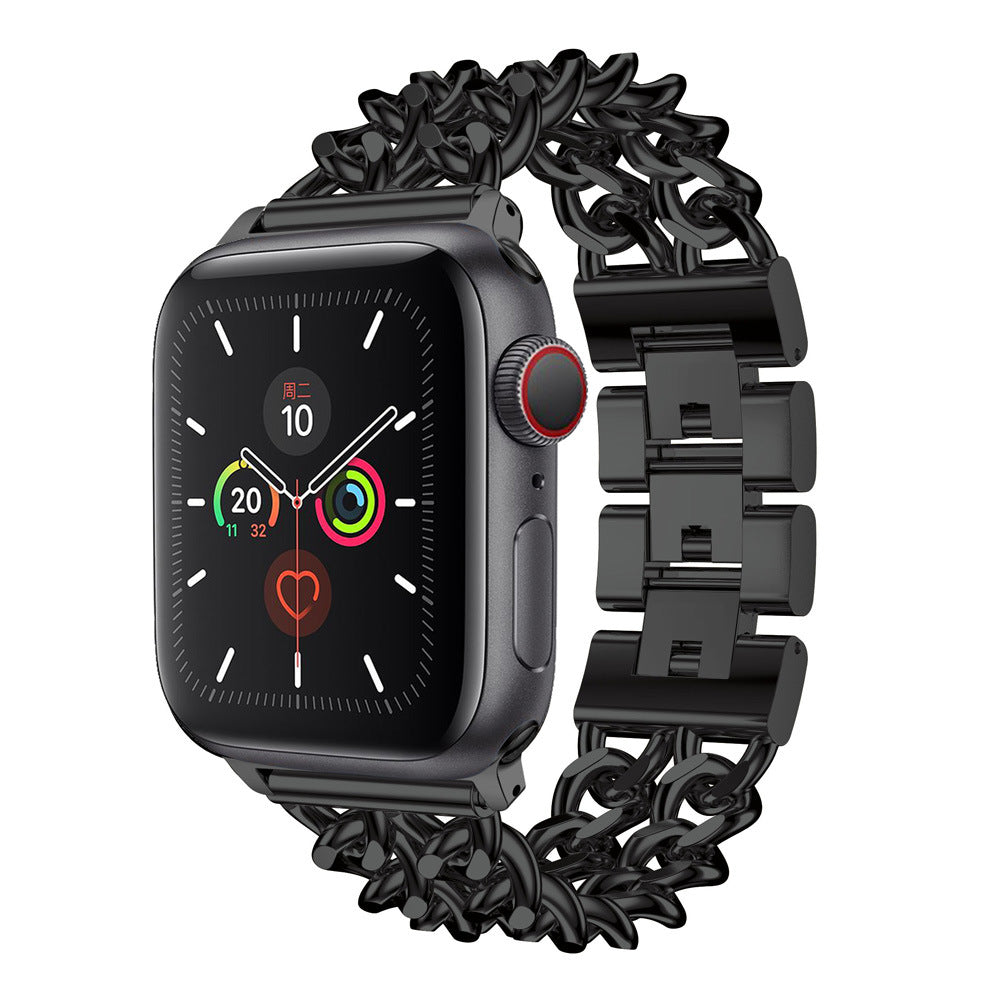 Denim Chain Metallarmband für Smartwatches – Bild 2 | LuxeStyle