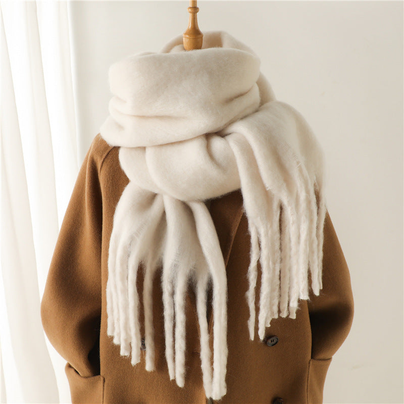 Winterthermal-Schal mit langen Pompons – Bild 18 | LuxeStyle