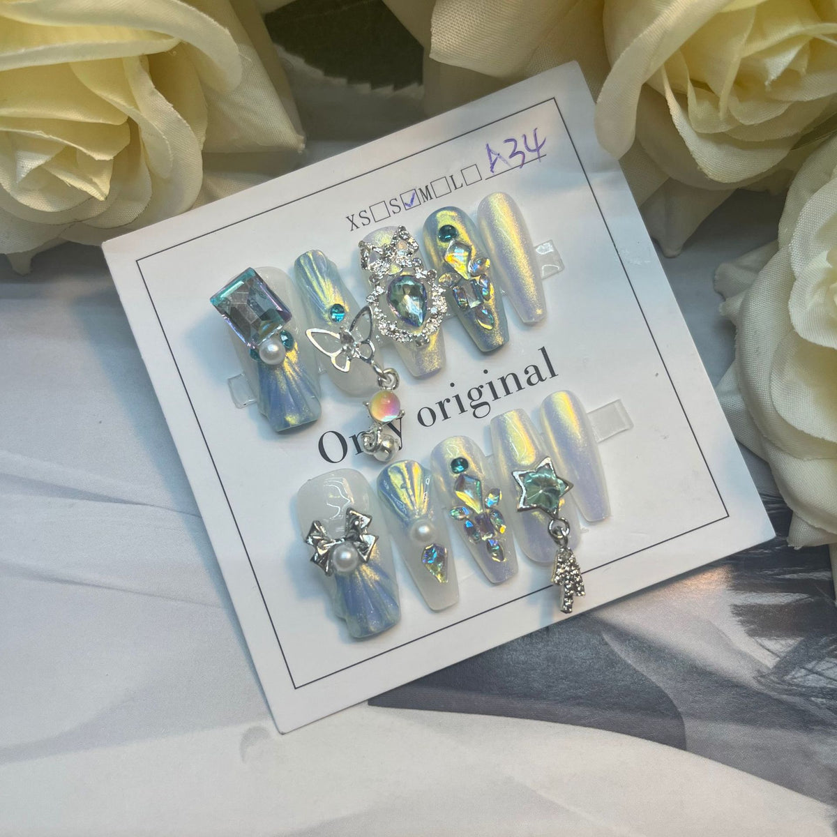 Superweisse ablösbare Nagel-Patches – Bild 3 | LuxeStyle
