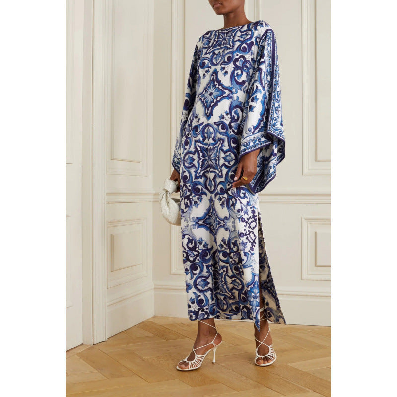 Geblümtes Off-Shoulder A-Linien Kleid – Bild 2 | LuxeStyle