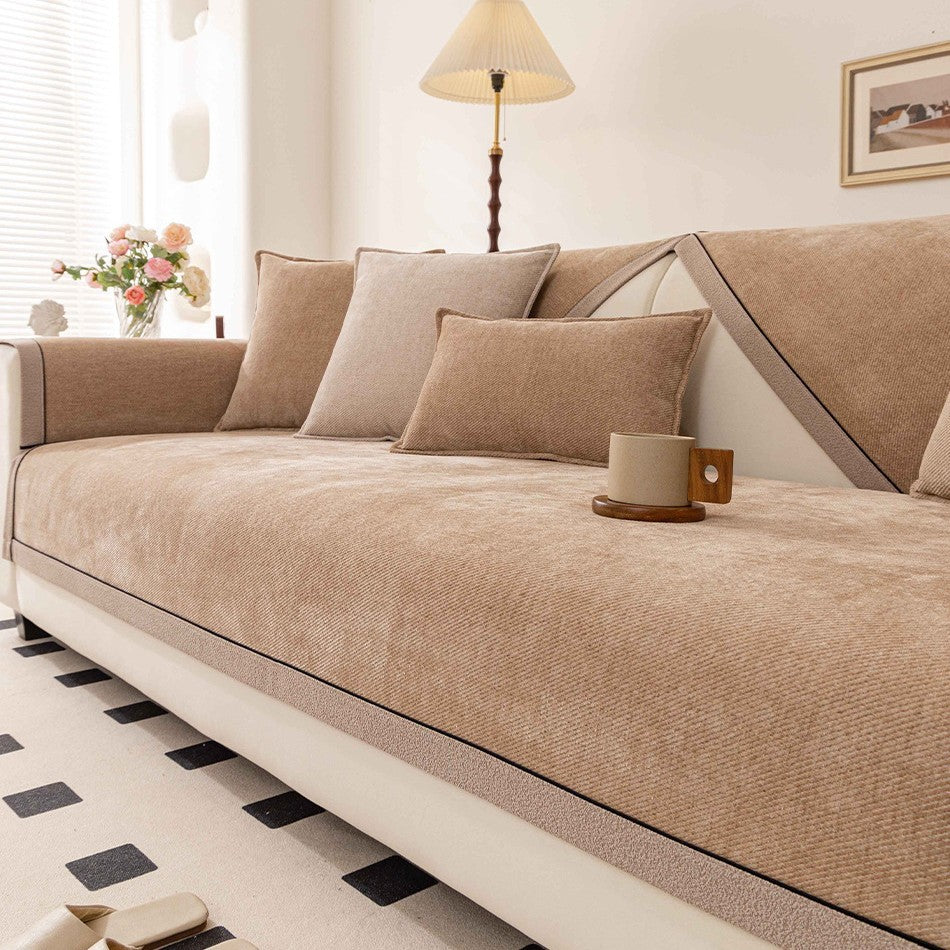 Sofakissen 70×70 cm Chenille rutschfest | LuxeStyle