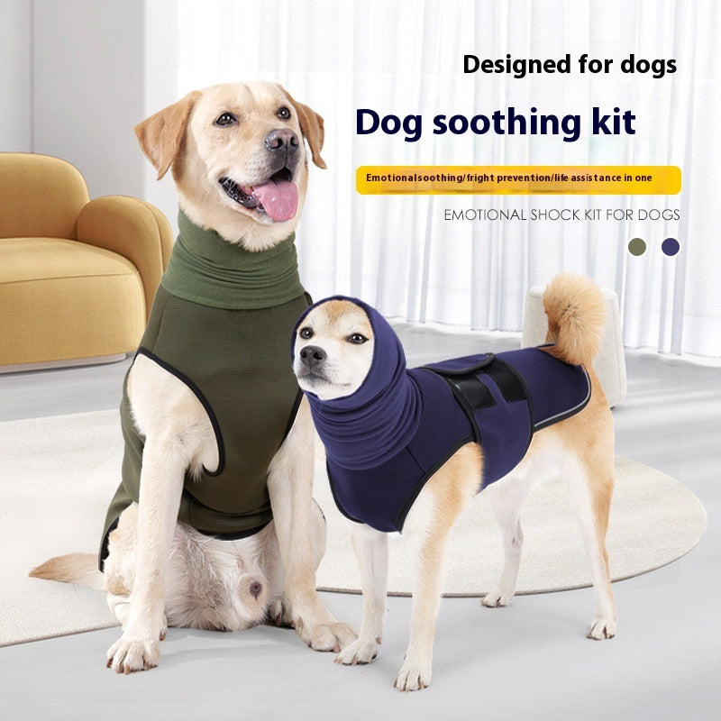 Beruhigende Hundejacke – Grün, Blau, XS-XXXL