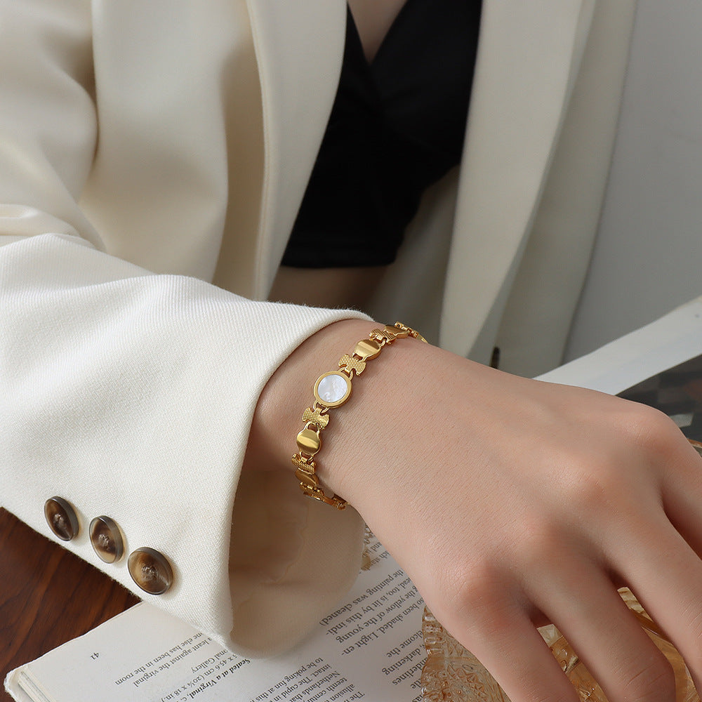 Personalisiertes geometrisches Armband für Damen – Bild 4 | LuxeStyle