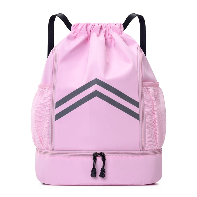 Sportrucksack mit Kordelzug und Reflektoren – Bild 2 | LuxeStyle