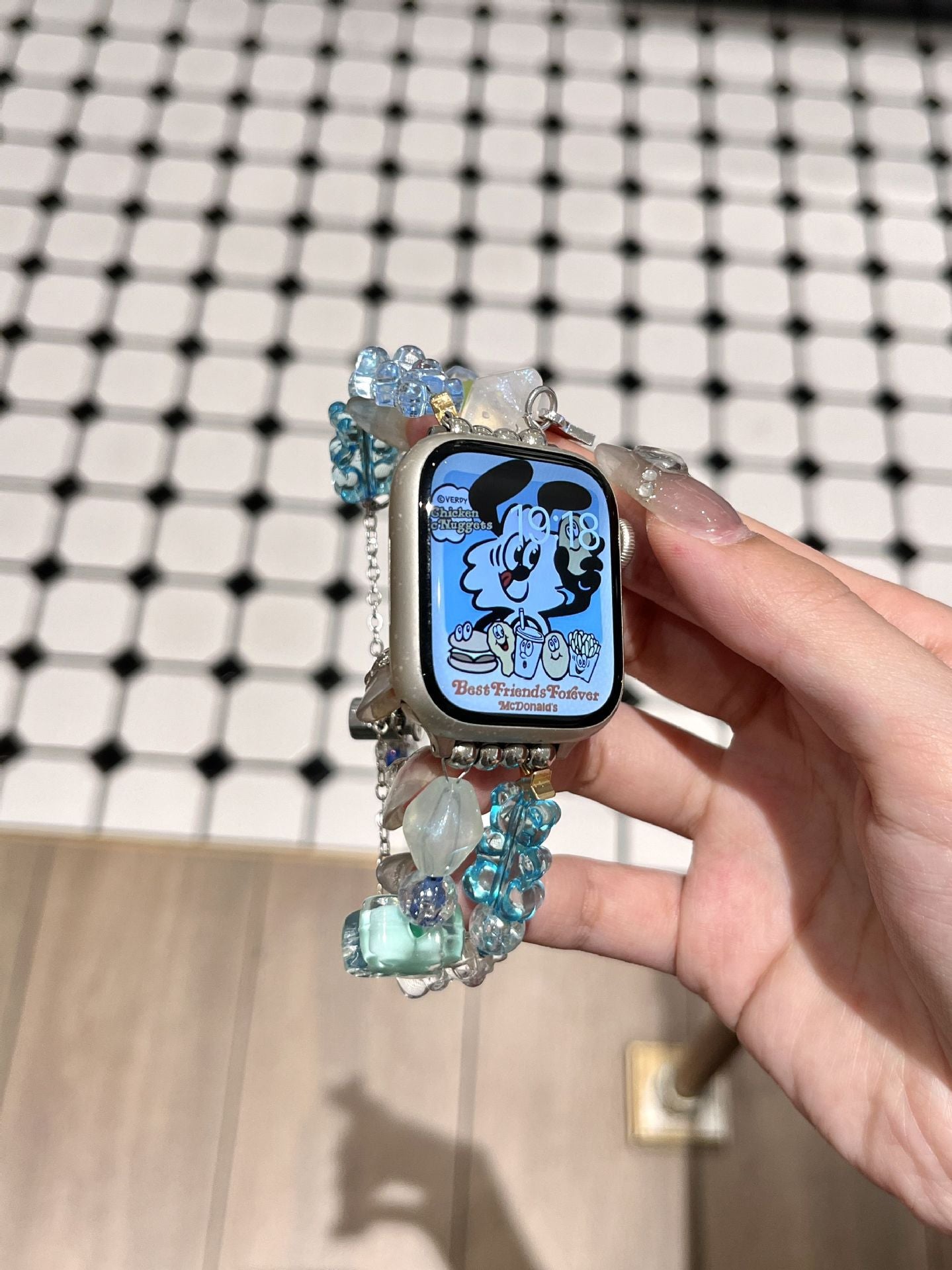 Bunte Armbanduhr