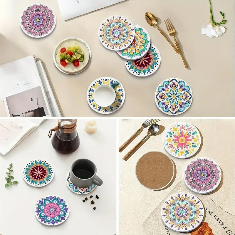 DIY Mandala-Diamant-Untersetzer