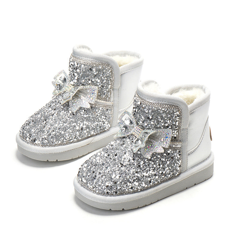 Glitzer-Winterschuhe für Kinder – Bild 2 | LuxeStyle