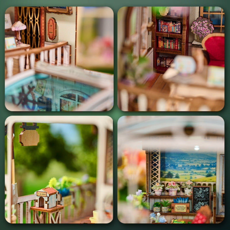 DIY Miniatur-Bücherregal „Warm Yang Whisper“ – Bild 1 | LuxeStyle