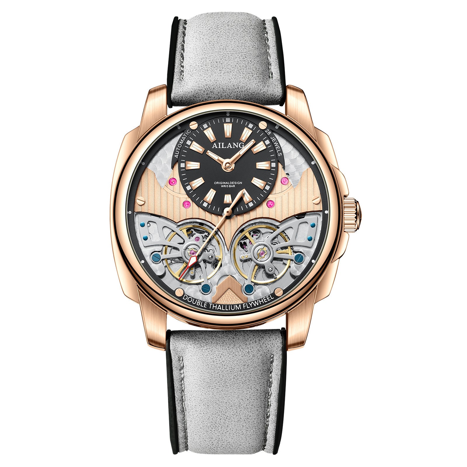 Automatische Herren-Armbanduhr mit Tourbillon