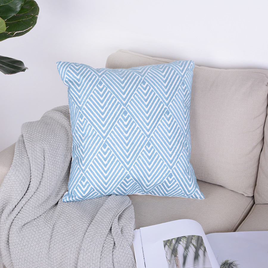 Geometrischer Kissenbezug (45x45 cm) – Bild 5 | LuxeStyle