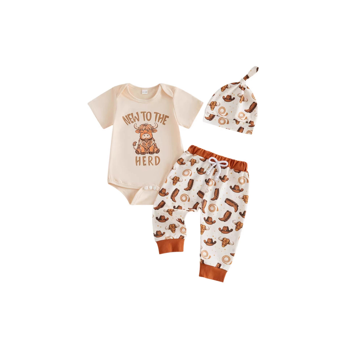 Baby Western Cowboy Strampler-Set – Bild 5 | LuxeStyle