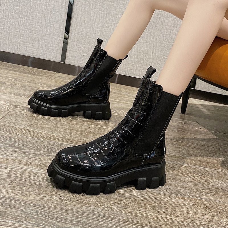 Britische Mid-Calf Boots für Damen