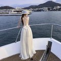 Chiffon Maxi-Kleid mit Spitze – Bild 6 | LuxeStyle