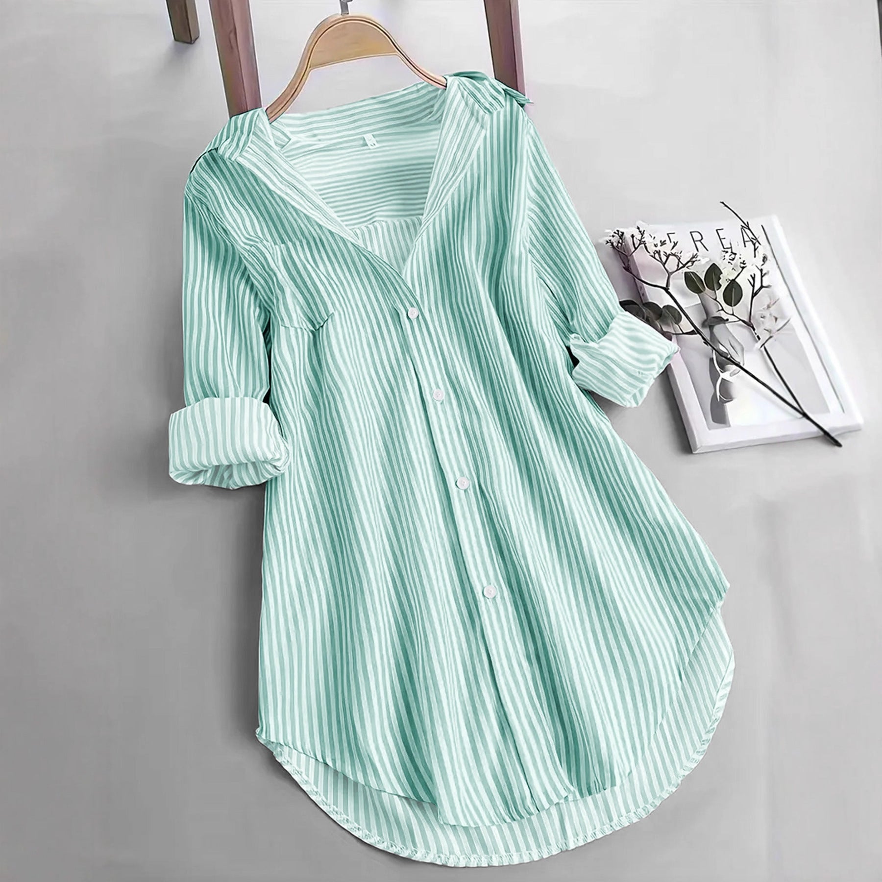 Klassisches Langarmshirt mit Streifen