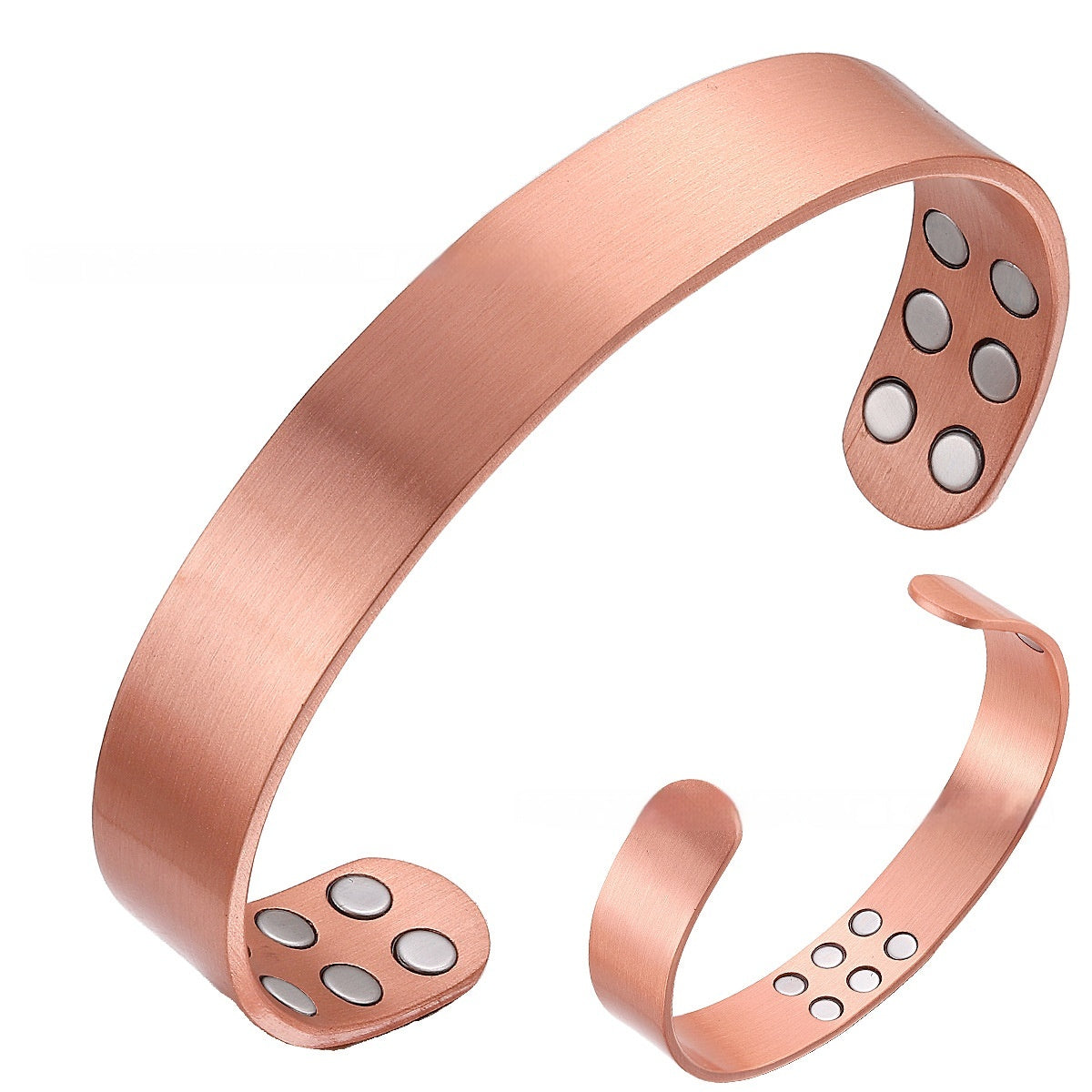 Kupfer Magnetarmband – schlicht & poliert – Bild 7 | LuxeStyle