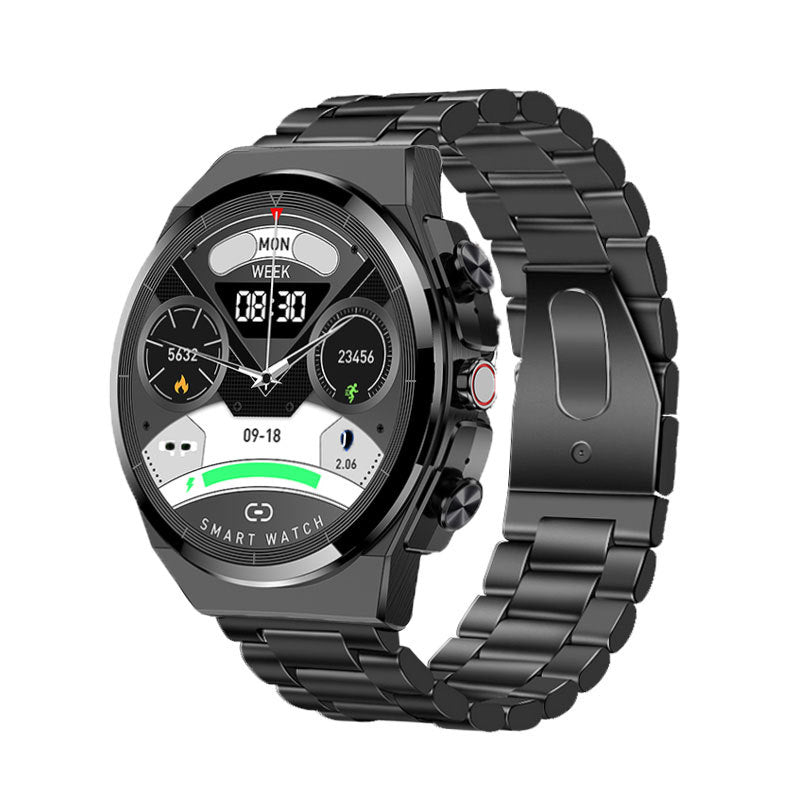 2-in-1 Bluetooth Smartwatch mit Herzfrequenz