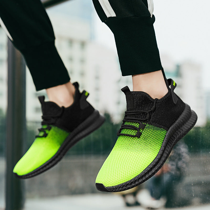 Low Top Mesh Sneaker mit Farbverlauf – Bild 1 | LuxeStyle