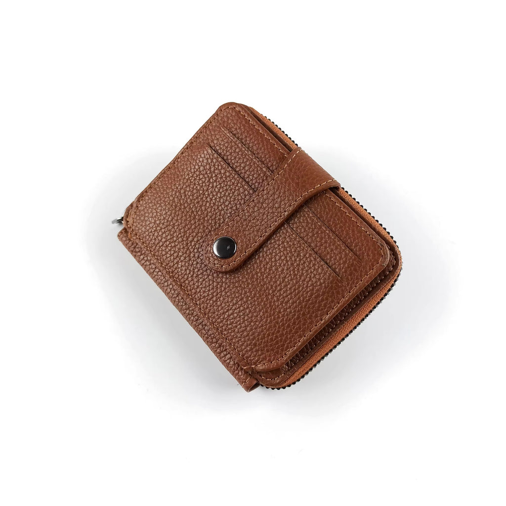 Genuine Leder Geldbörse mit Anti‑Diebstahl‑Riegel – Bild 2 | LuxeStyle