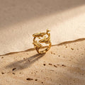 Ring «Karpfen» vergoldet