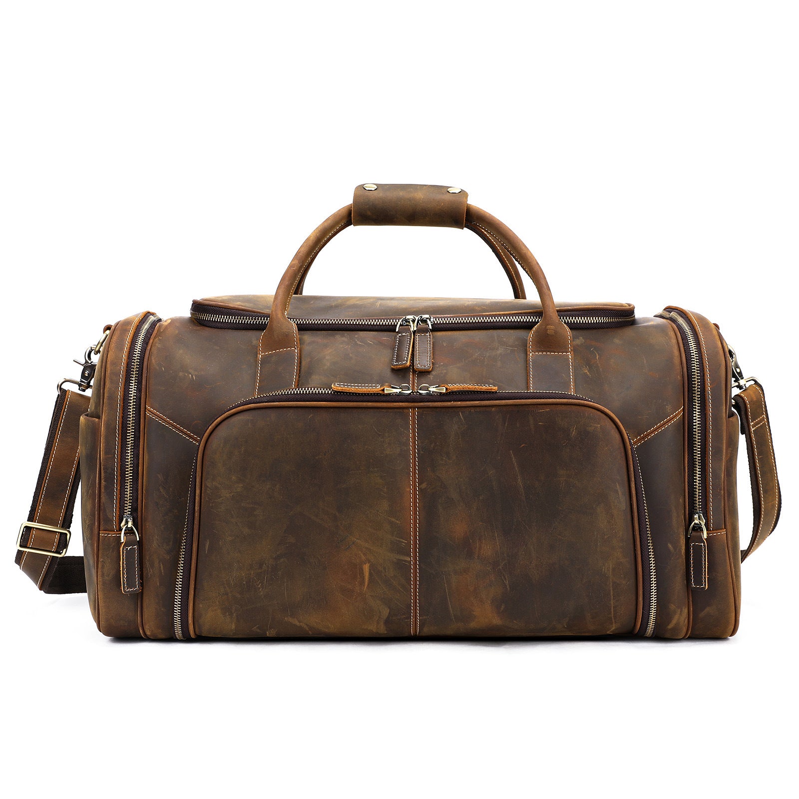 Reisetasche aus Crazy Horse Leder