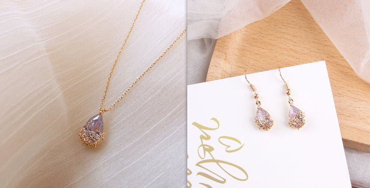 Halskette «Crystal Water Drop»