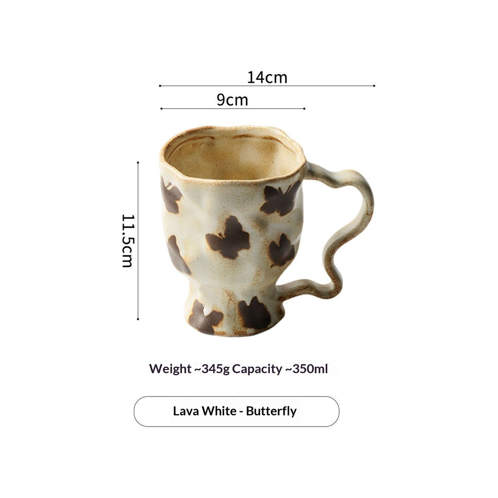Retro Keramik-Kaffeetasse mit Tiermotiv – Bild 5 | LuxeStyle