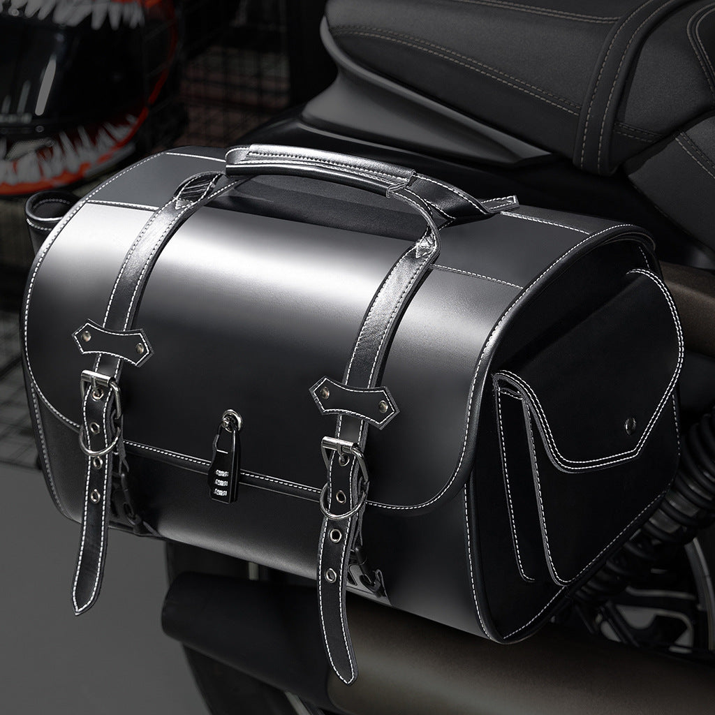Motorrad-Seitentasche mit Zahlenschloss – Bild 3 | LuxeStyle