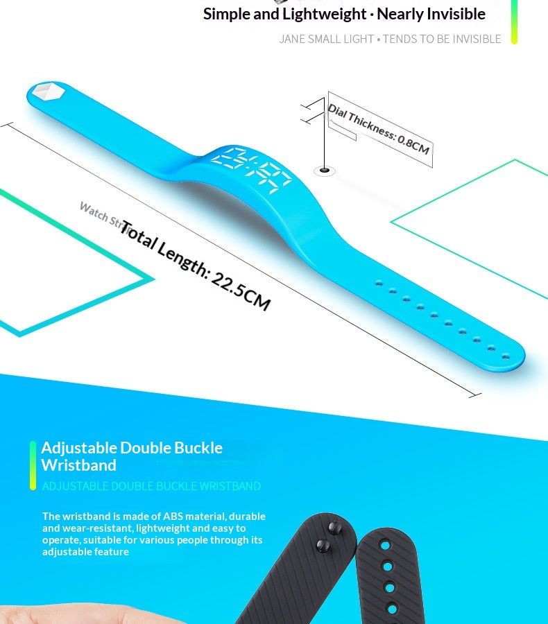 Fitness Smart Armband mit Schrittzähler und LED