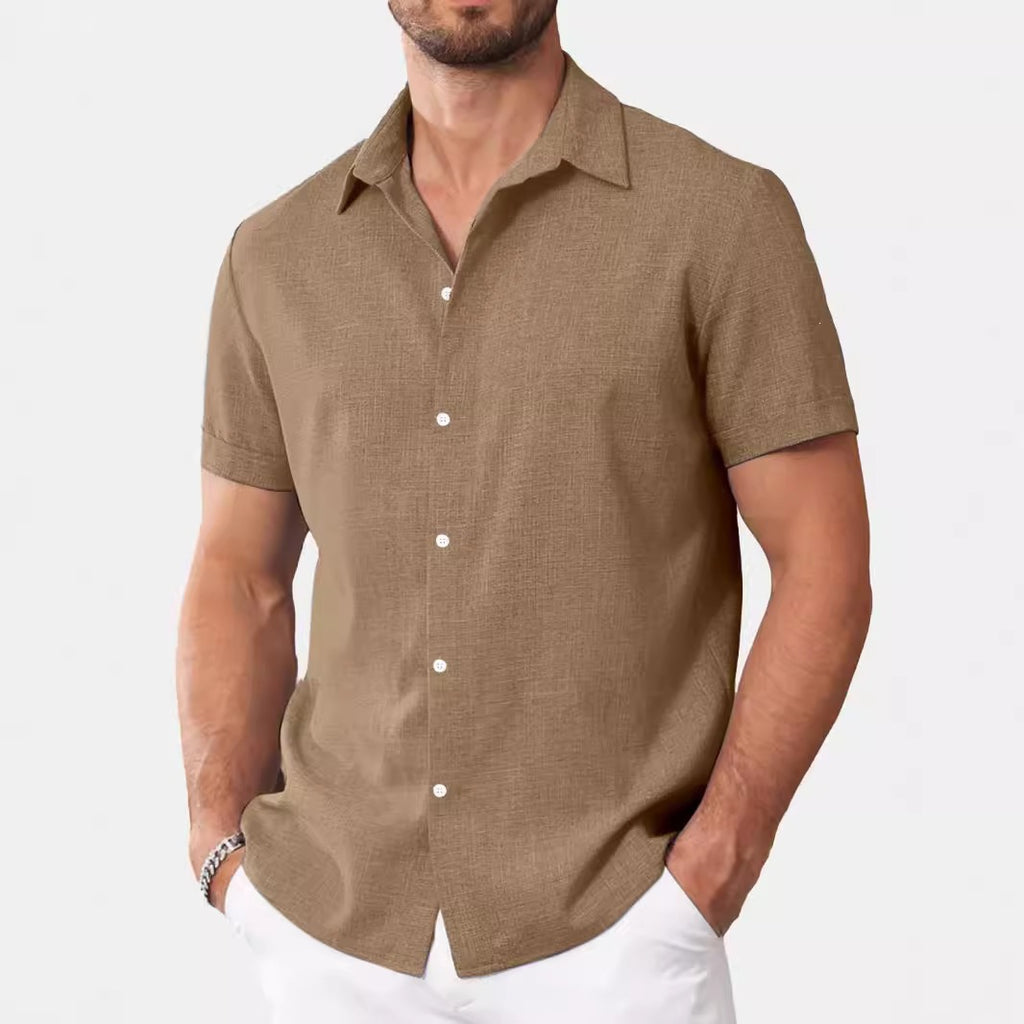 Herren Kurzarmhemd mit Print