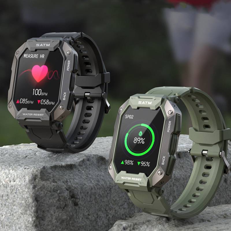 Smartwatch 5ATM wasserdicht mit Herzfrequenz & SpO2 – Bild 2 | LuxeStyle