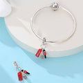 London Big Ben Charm, versilbert