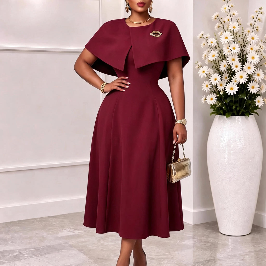 Highwaist A-Linien Rock mittellang – Bild 4 | LuxeStyle