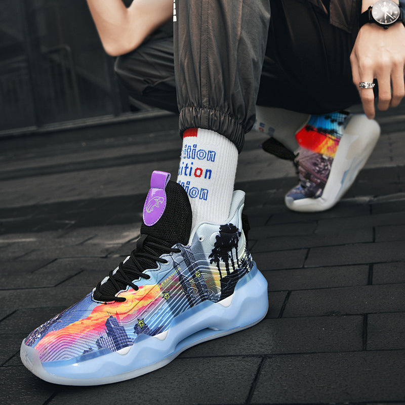 Luminous High-Top Basketballschuhe