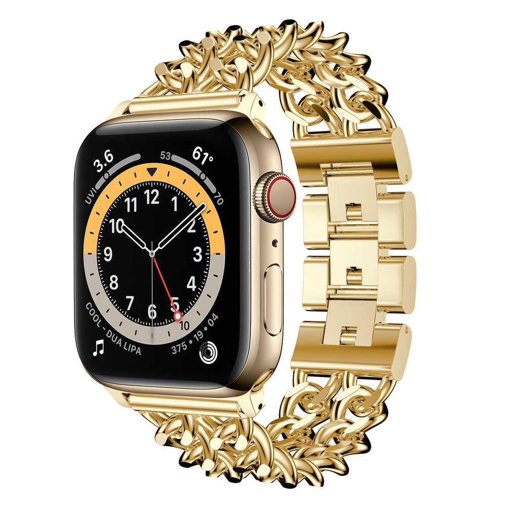 Denim Chain Metallarmband für Smartwatches – Bild 3 | LuxeStyle