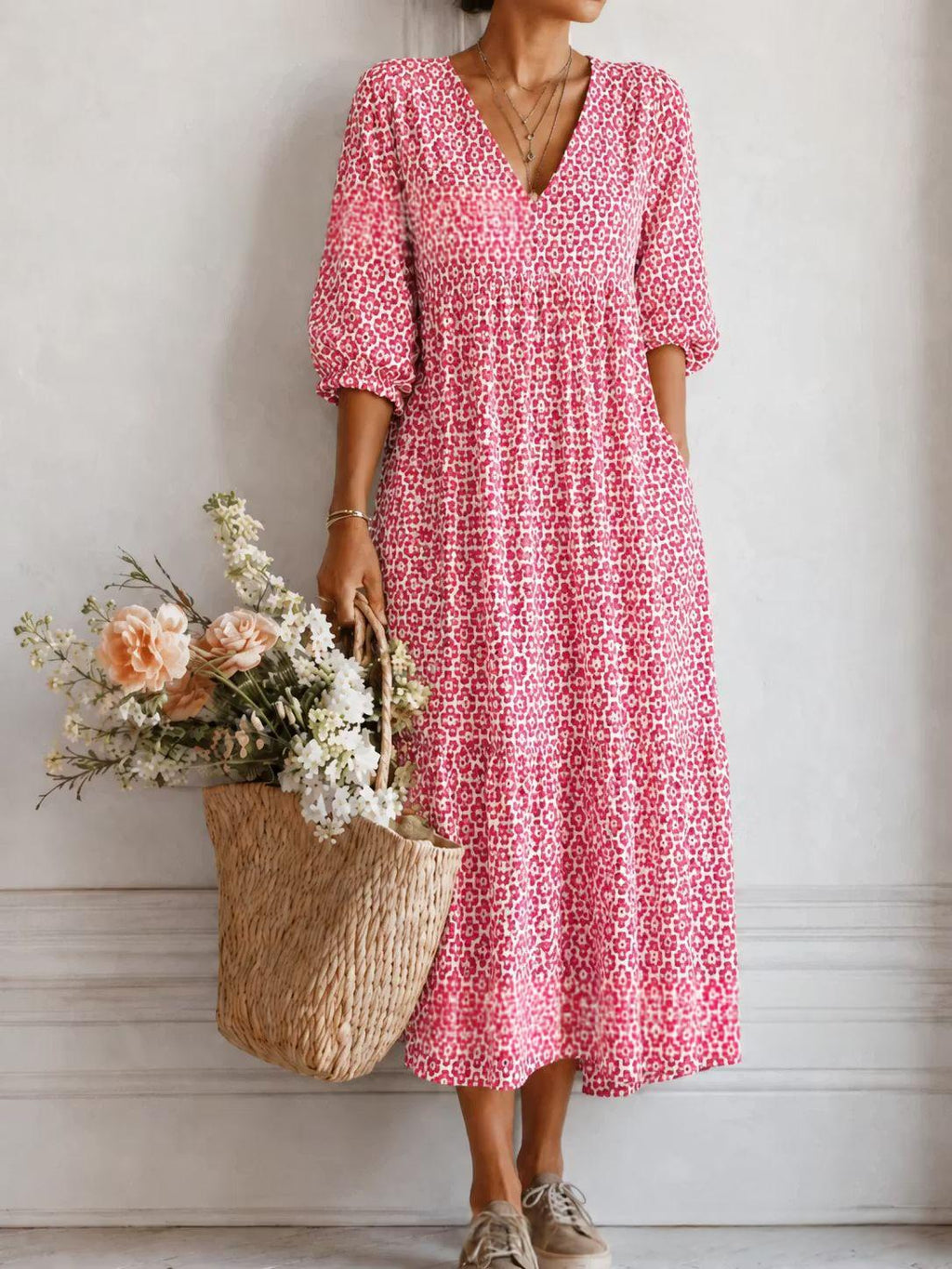 Dreiviertelarm-Modedress – Bild 5 | LuxeStyle