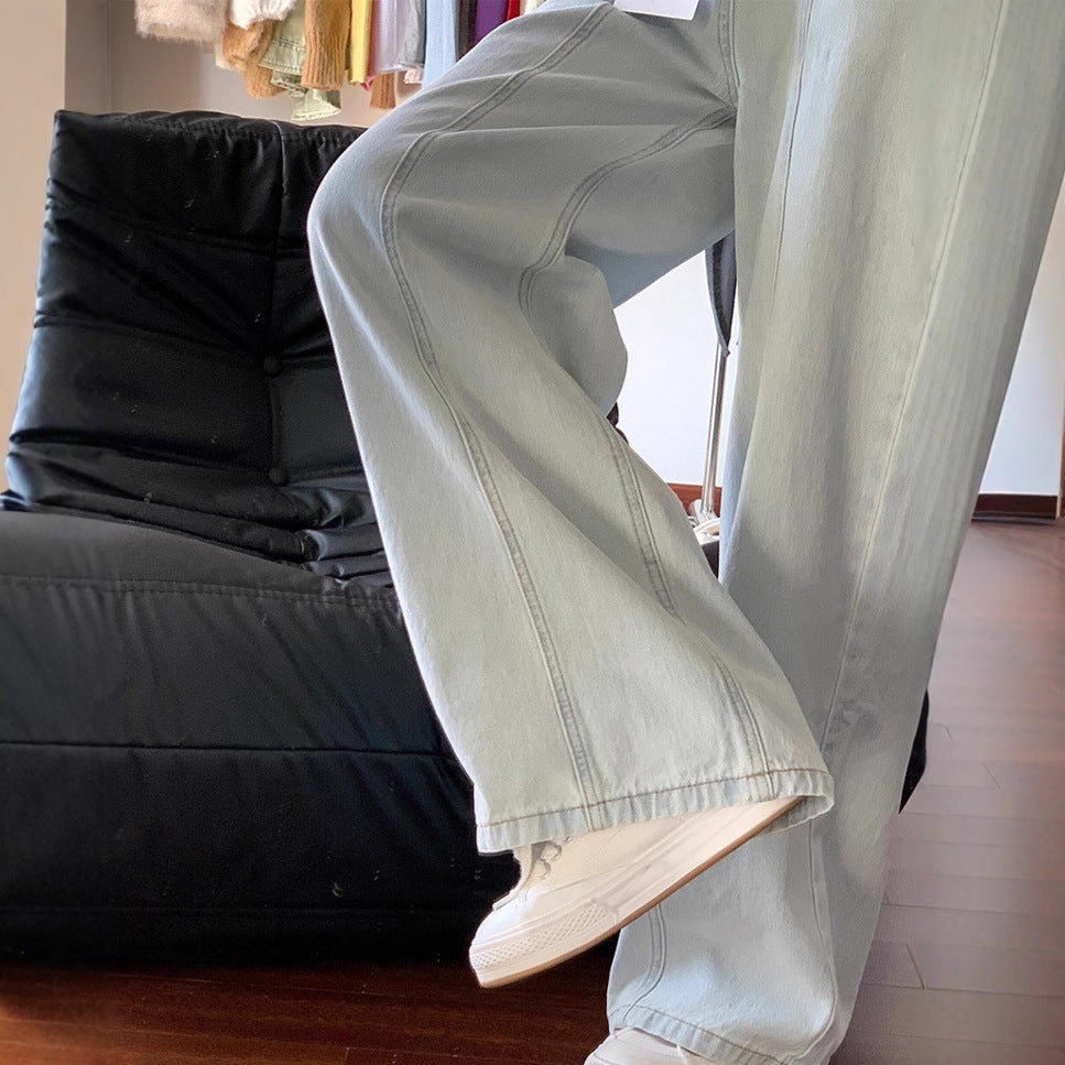Patchwork Bootcut Jeans