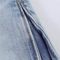 Hohe, gerade Jeans