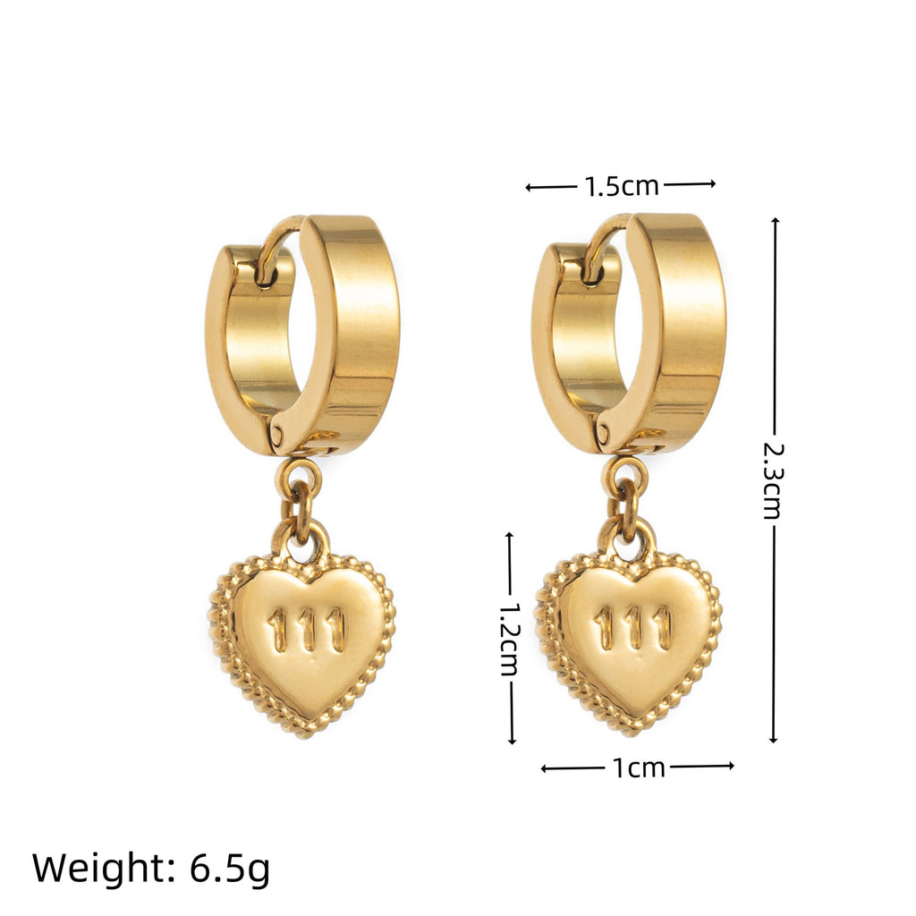 Loving-heart Lace Ohrringe