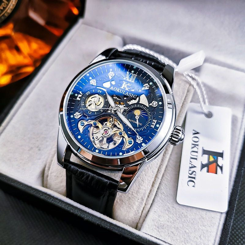 Automatische Vintage-Uhr Herren wasserdicht leuchtend