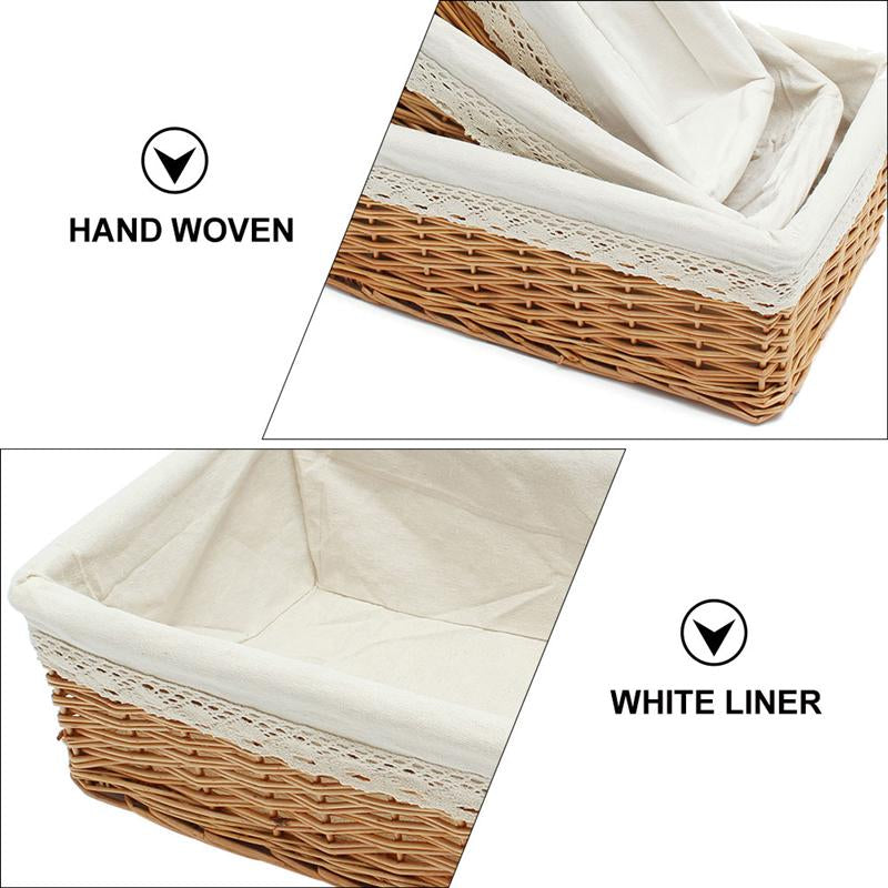 Korb Weide Aufbewahrungsbox | LuxeStyle