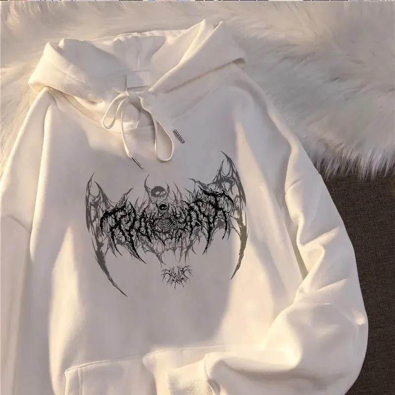 Herren-Hoodie mit Totenkopf-Print