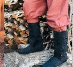 Schwarze Schnürstiefel mit Schnalle, grosse Grössen – Bild 6 | LuxeStyle