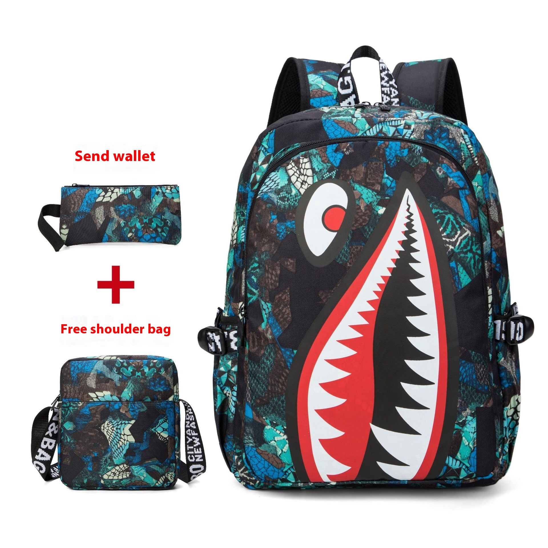 Leichter Rucksack mit personalisiertem Muster