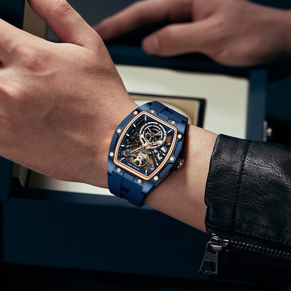 Herren-Vollhohes-Stahlgehäuse-Automatik-Uhr