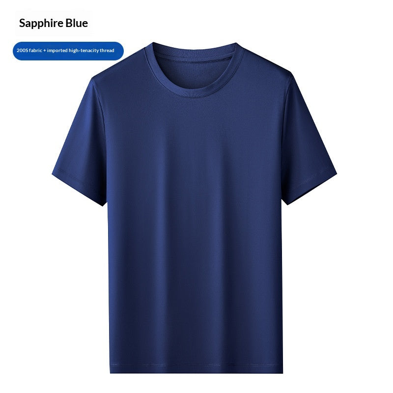 Herren Sommer T-Shirt aus merzerisierter Baumwolle