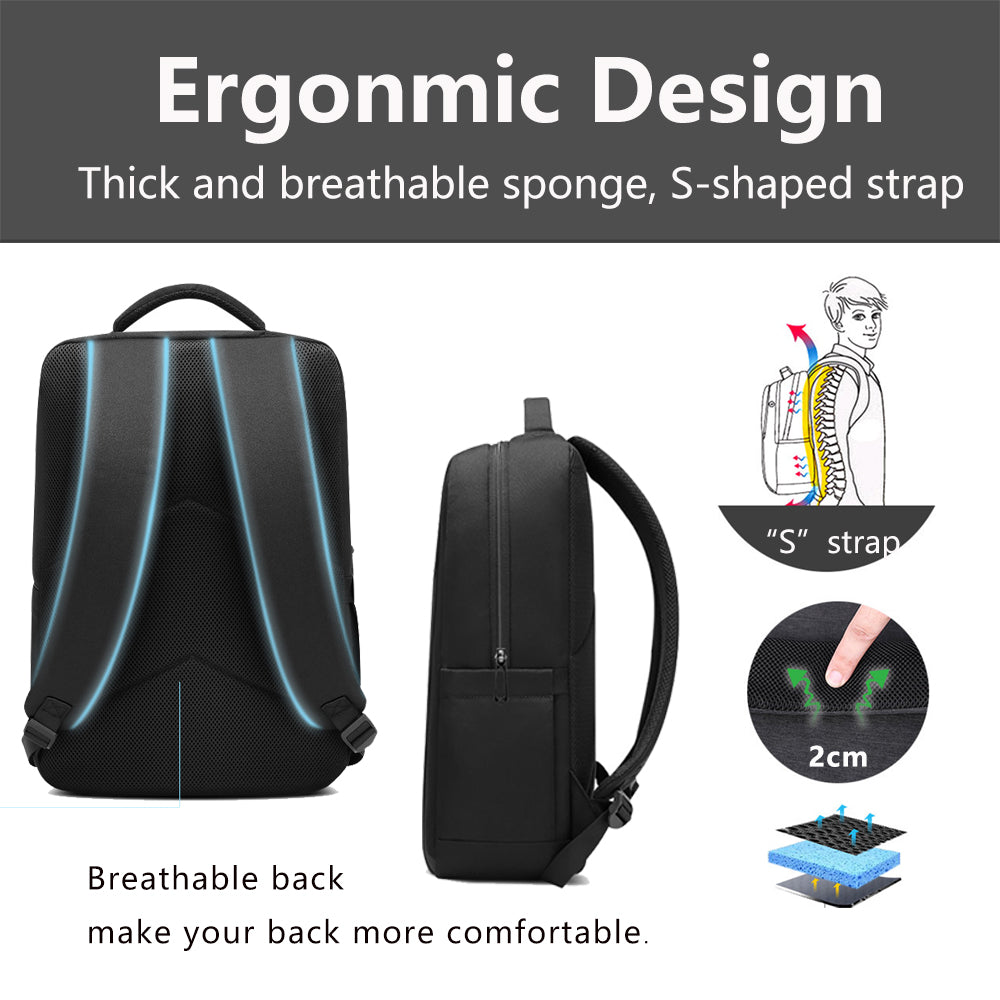 Grossräumiger Oxford-Taschenrucksack – Bild 9 | LuxeStyle
