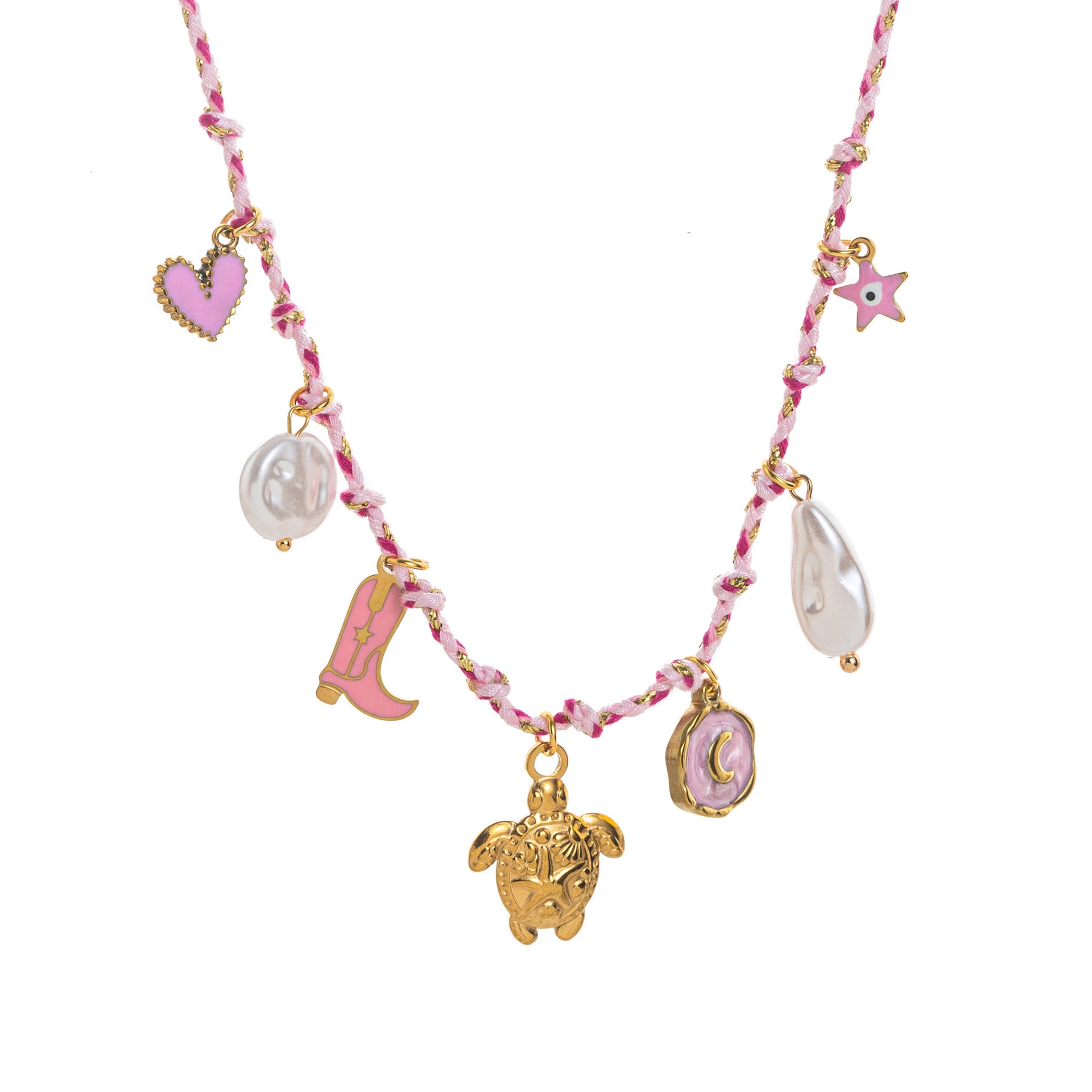 Farbveredeltes Edelstahl-Halsband
